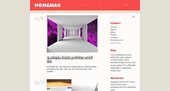 Desktop Screenshot of homemag.sk